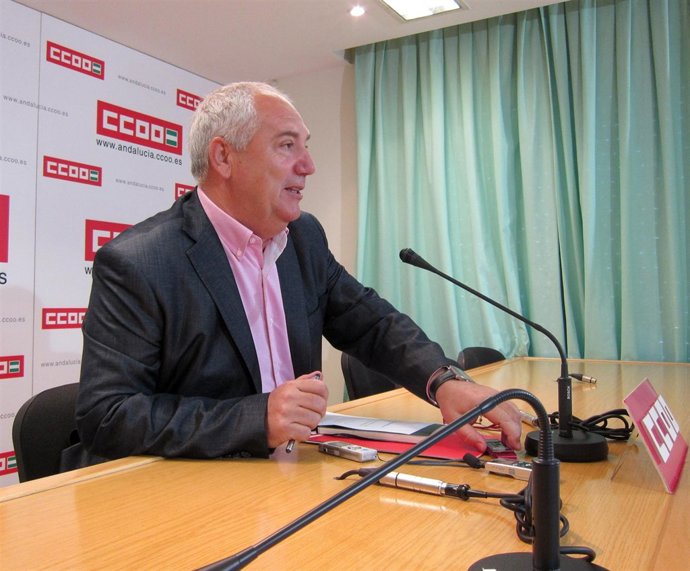 El Secretario General De CCOO-A, Francisco Carbonero.