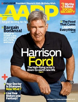 Harrison Ford En La Portada De 'AARP The Magazine'