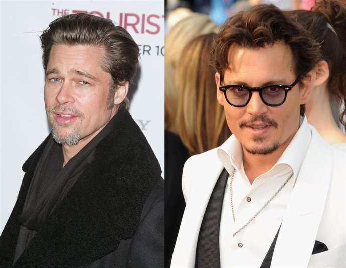 Montaje Johnny Depp  Y Brad Pitt
