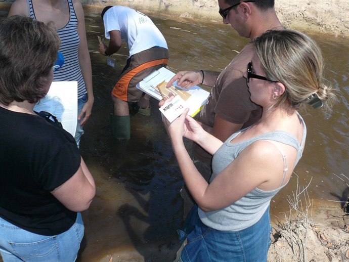 Voluntarios Durante Su Participación En El Programa Andarríos. 