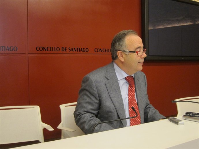 El regidor compostelano, Xosé Sánchez Bugallo