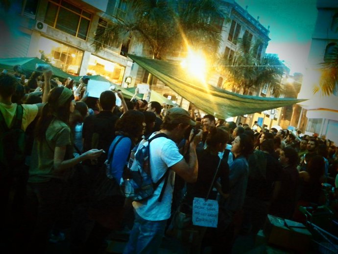 Imagen De La Concentración En Tenerife   