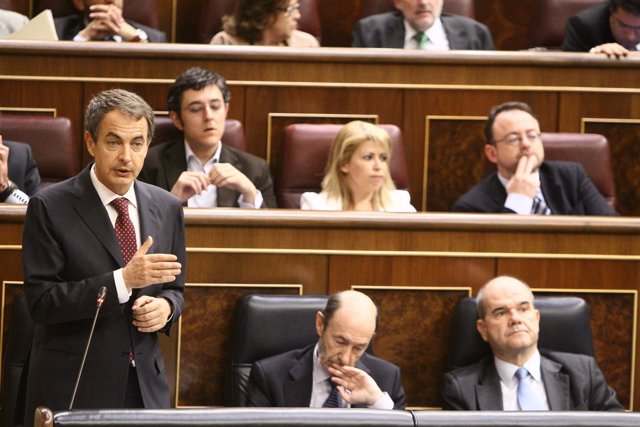 Zapatero En La Sesión De Control Al Gobierno