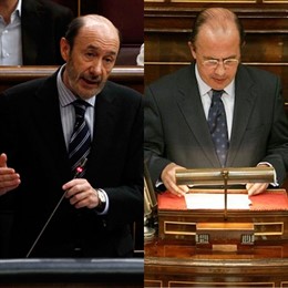 Cara A Cara Entre Rubalcaba Y Gil Lázaro En El Congreso