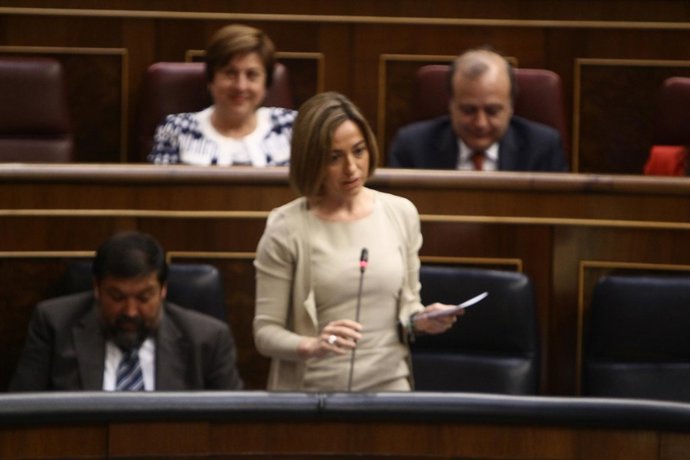 Carme Chacón, En La Sesión Del Congreso