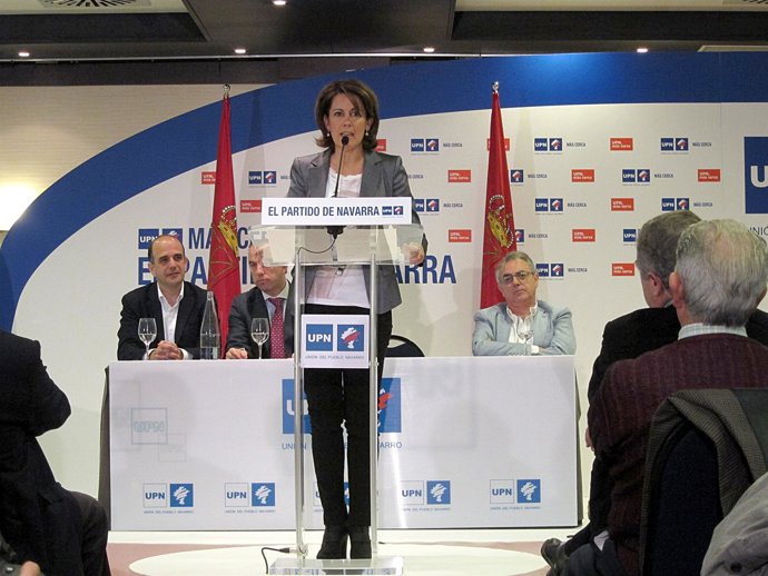 La presidenta de UPN, Yolanda Barcina.