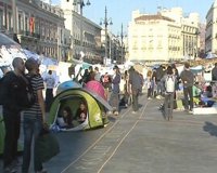 Acampados en Sol, conscientes de que están "perjudicando a algunos" 