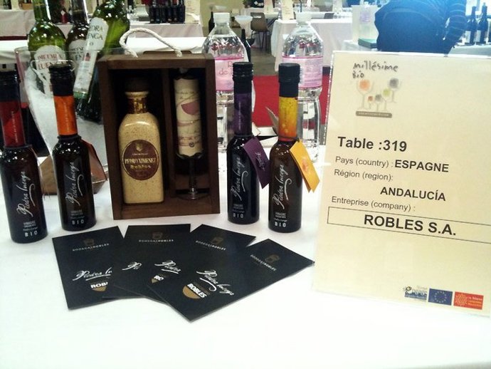 Vinos generosos ecológicos de Bodegas Robles.