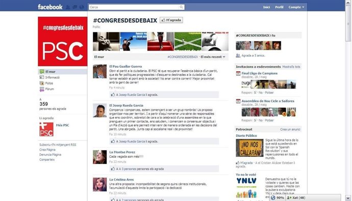 Página En Facebook De 'Congrésdesdebaix'