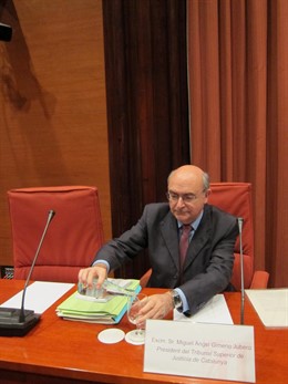 El Presidente Del TSJC,  Miguel Ángel Gimeno