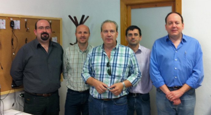 Grupo De Investigadores De La UJA Que Dirige El Profesor Joaquín Cañada.