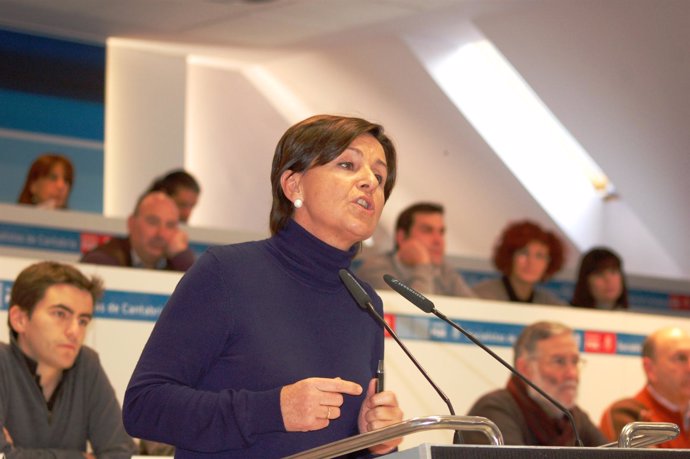Dolores Gorostiaga En Comité Regional PSOE