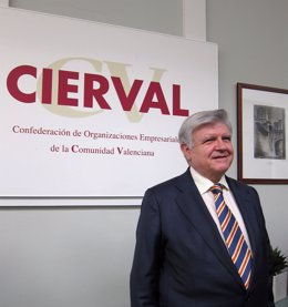 El Presidente De Cierval, Rafael Ferrando.