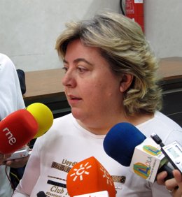 La Consejera De Agricultura Y Pesca, Clara Aguilera.