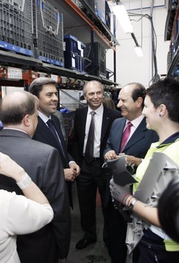 El Vicepresident Vicente Rambla Visita L'empresa Modular Logística Valenciana. 2