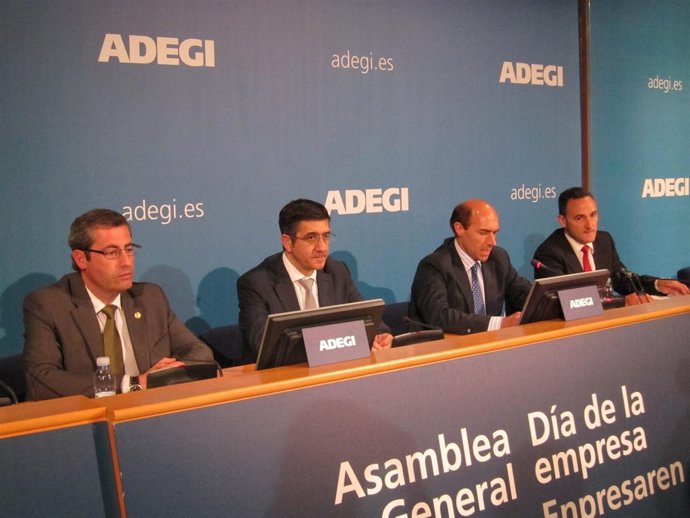 Markel Olano, Patxi López , Eduardo Zubiaurre