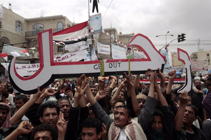 Protestas En Yemen Contra El Presidente Salé