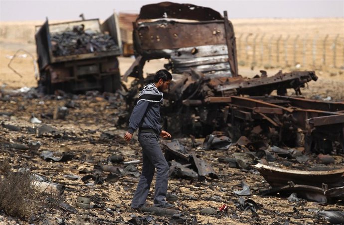 Bombardeos sobre Libia