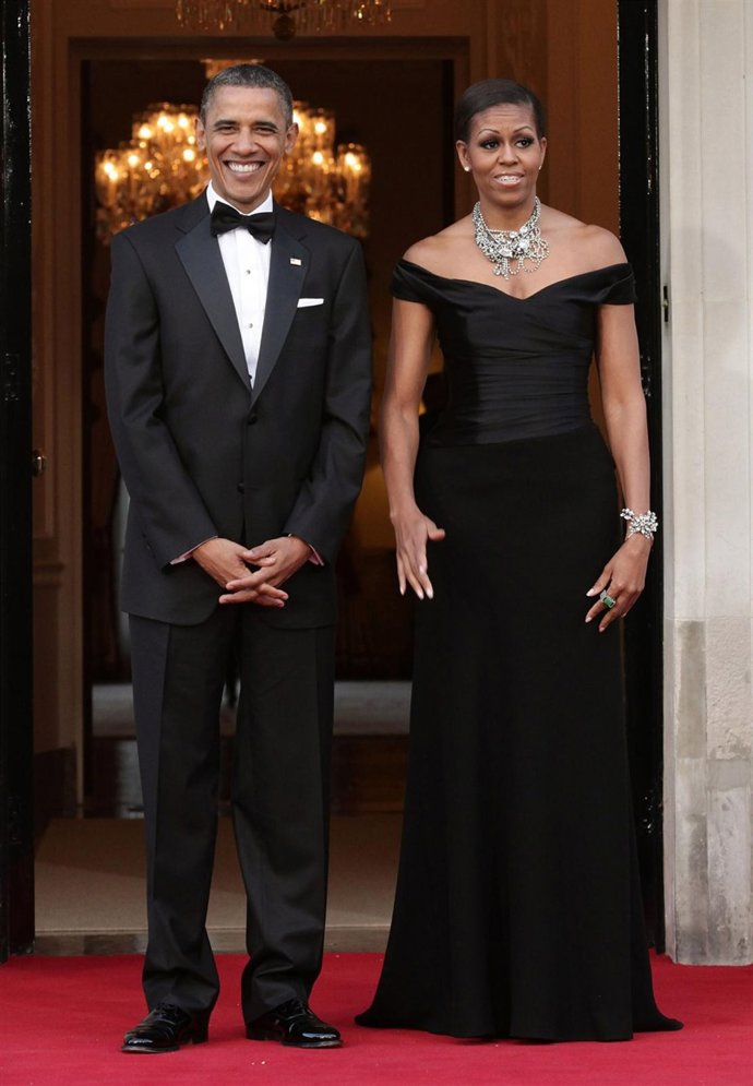 Los Obama En La Cena De Honor De La Reina Isabel II 