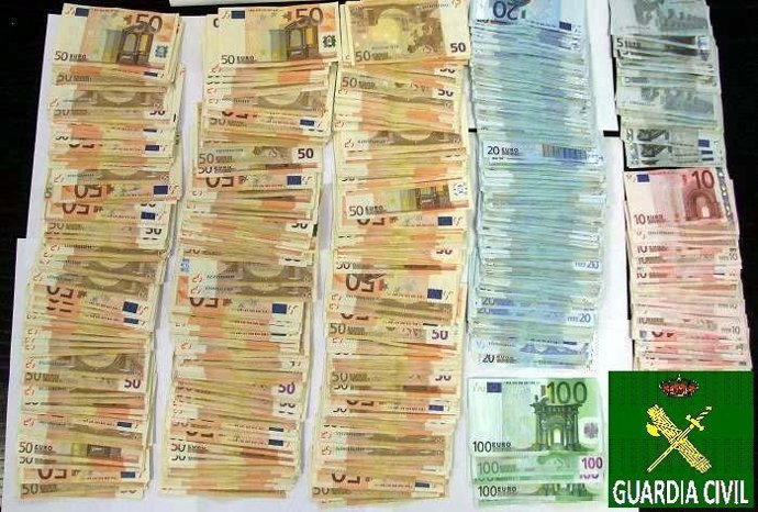 Dinero Recuperado Por La Guardia Civil