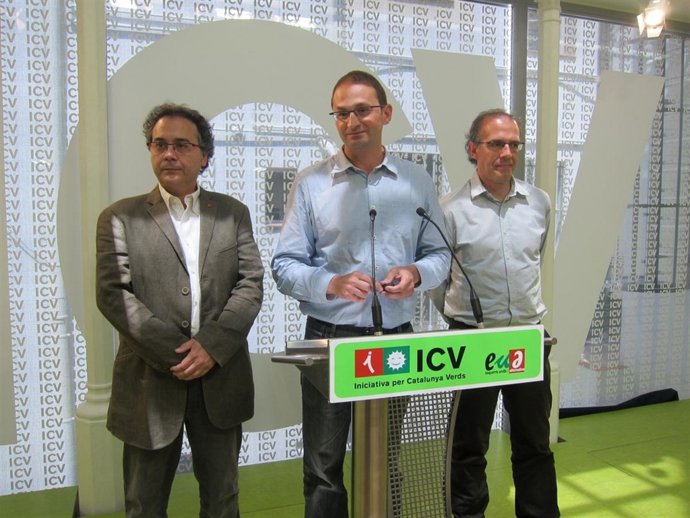 Joan Herrera, Ricard Gomà Y Jordi Miralles, ICV-Euia