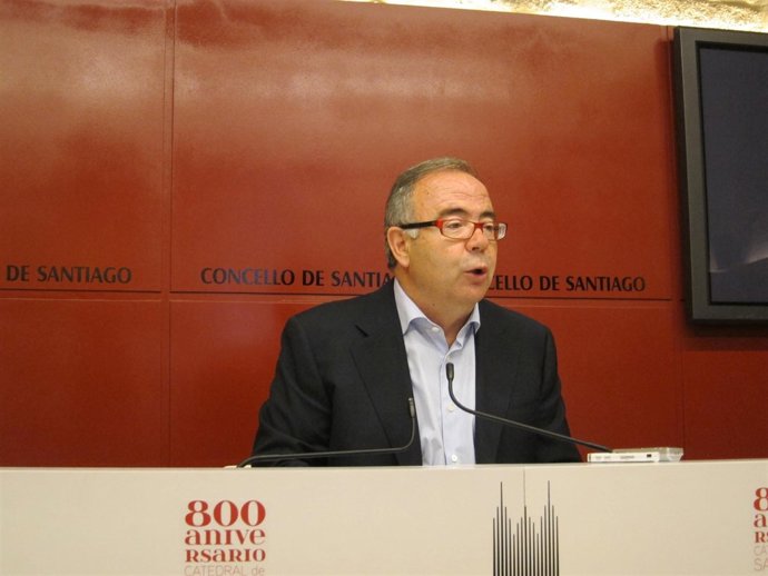 El Alcalde De Santiago En Funciones, Xosé Sánchez Bugallo