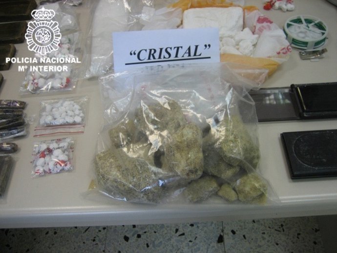 Imagen Del 'Cristal' Incautado En La Operación En Valencia