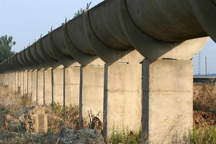Canal de riego en Andalucía