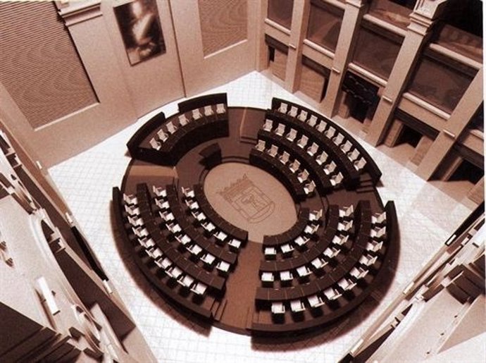 Recreación Del Salón De Plenos Del Palacio De Cibeles