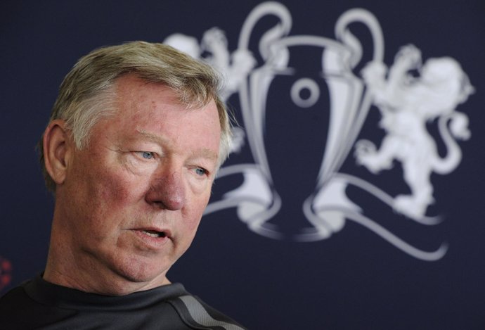 El Entrenador Del Manchester United Sir Alex Ferguson