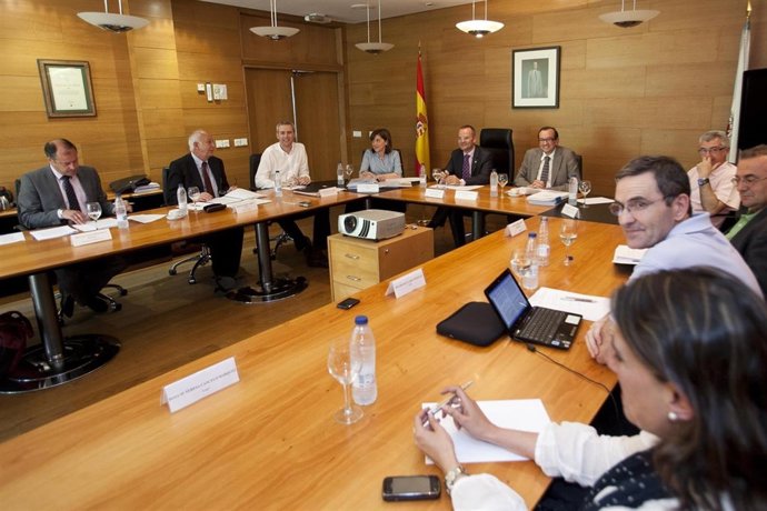 O conselleiro de Educación e Ordenación Universitaria, Xesús Vázquez Abad,  pres