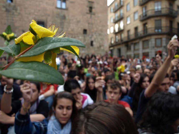 Protesta En Salamanca 15M