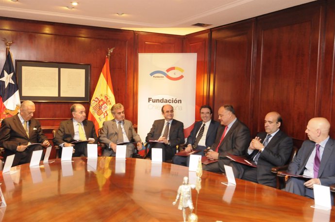 Reunión De Los Directivos De La Fundación Chile-España.