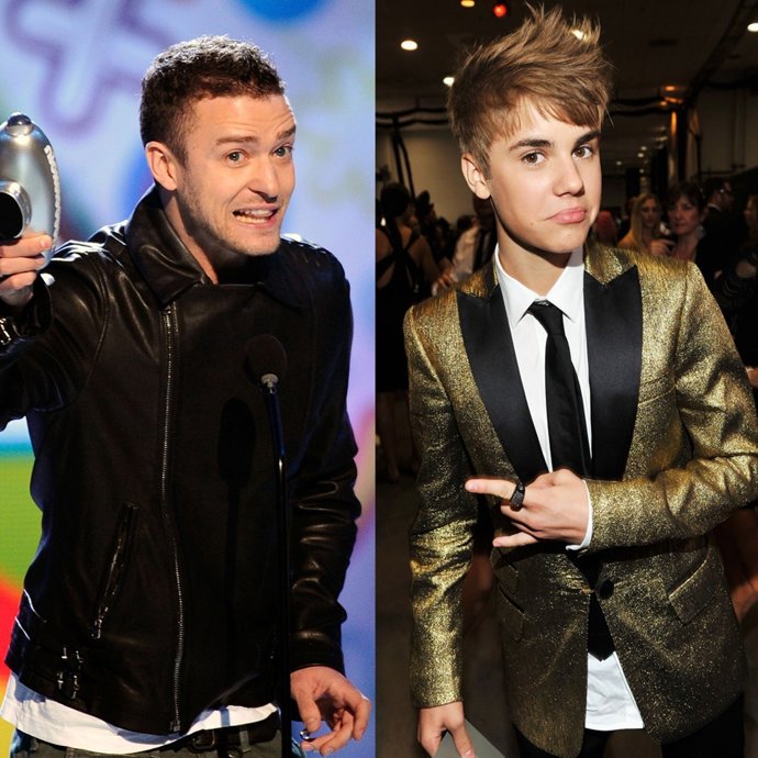 Montaje Justin Timberlake Y Justin Bieber