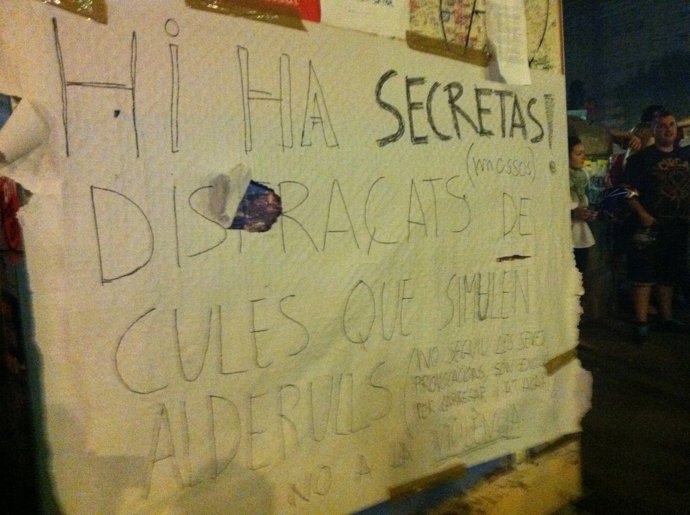 Pancarta Celebraciones Barça