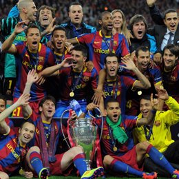 El Fútbol Club Barcelona Gana La Liga De Campeones