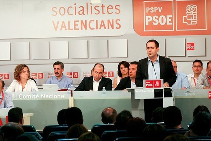 Jorge Alarte Interviene Ante El Comité Nacional Del PSPV