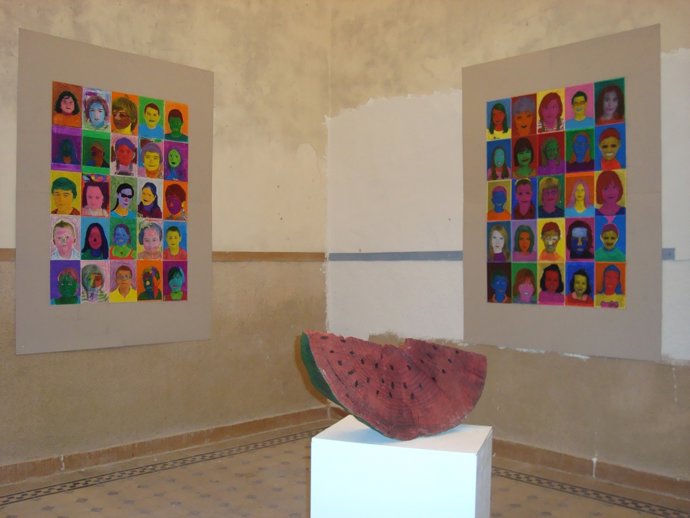 Obras De La Exposición 'Tiempo De Cerezas'.