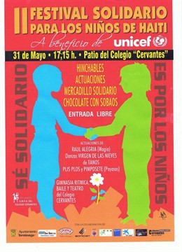 Festival Solidario Por Haití En El Colegio Cervantes De Torrelavega