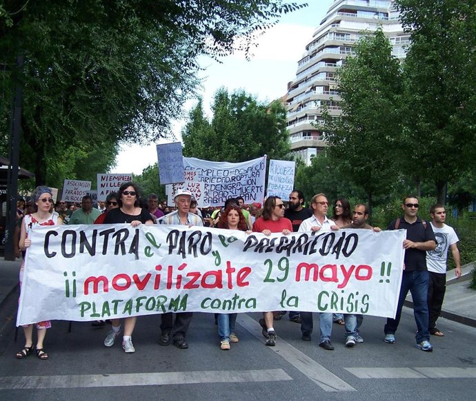 Marcha Contra El Paro En Granada