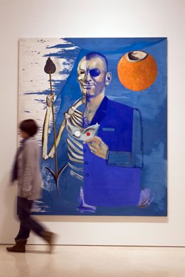 Obra de la muestra 'Kippenberger miró a Picasso' que acoge el Museo Picasso Mála