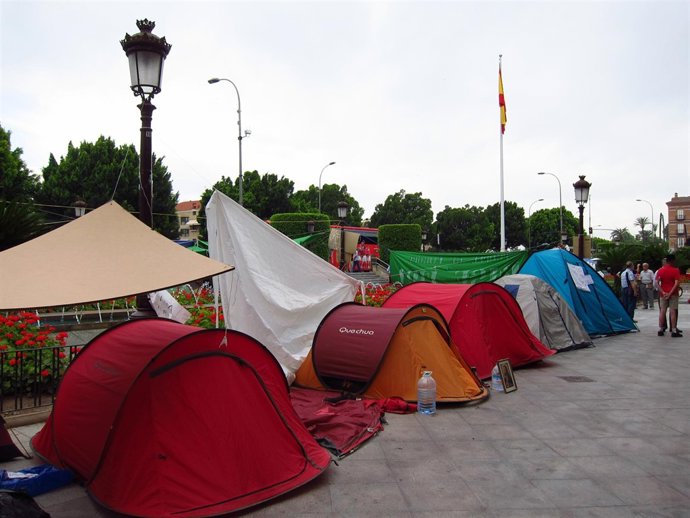 Acampada 15M En Murcia