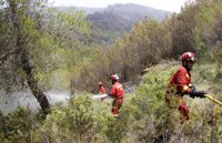 Incendi.- El Govern diu que el foc estarà "totalment controlat" aquesta tarda