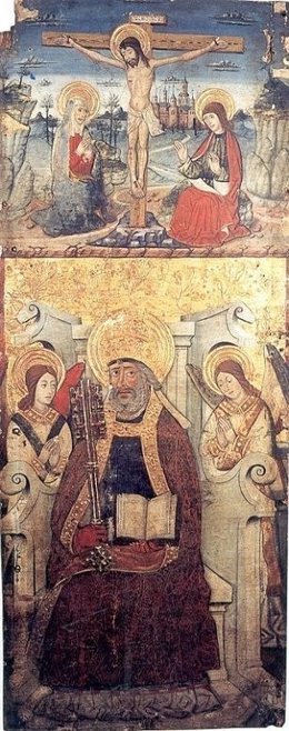 Pieza De San Pedro Y Crucifixión, De Peralta De Alcofea (Huesca)