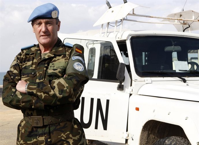 El General Alberto Asarta, Jefe De FINUL