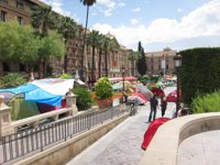 Los 'indignados' de Murcia plantean propuestas programáticas concretas y prevén extenderse a los barrios