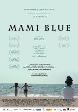 Cartel De La Película 'Mami Blue'.