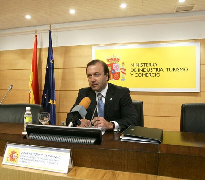El secretario de Estado de Turismo, Joan Mesquida