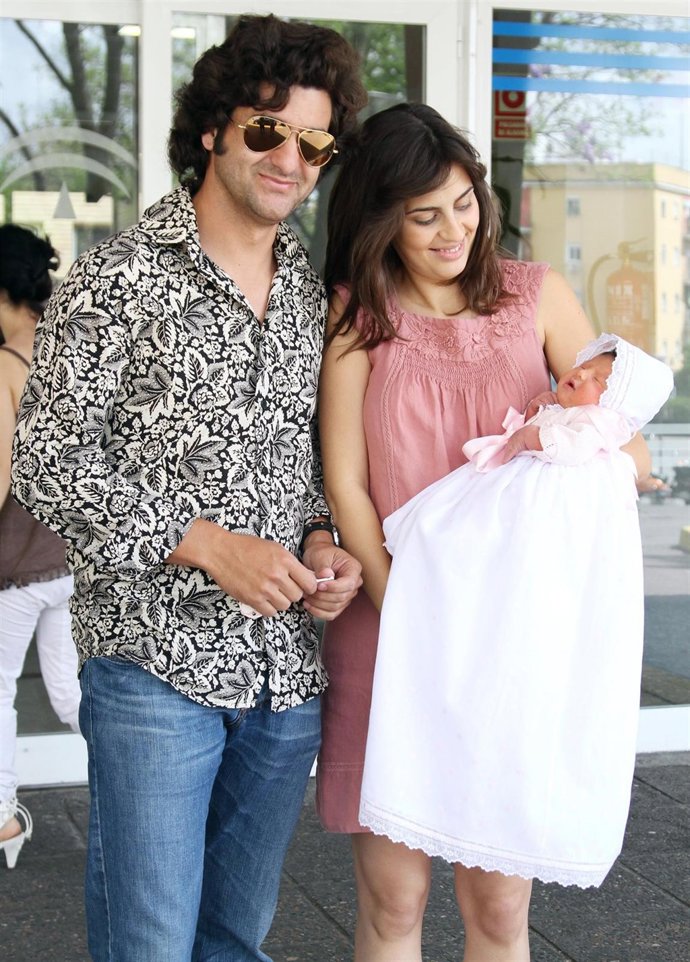 José Antonio Morante De La Puebla, Su Esposa Elisabeth Garrido Y Su Hija María