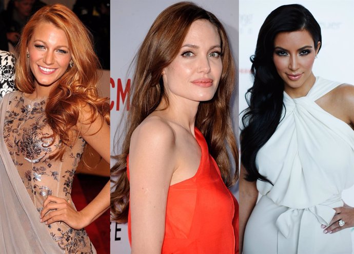 Montaje Kim Kardashian, Blake Lively Y Megan Fox